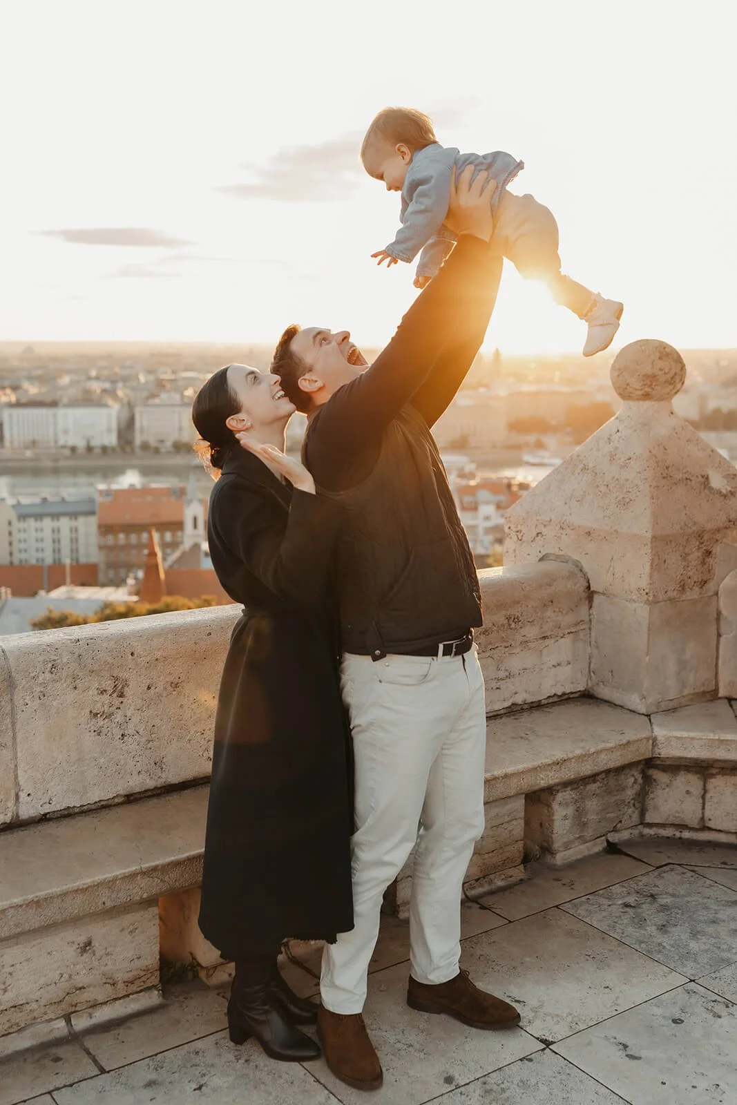 Family Photoshoot Budapest on the Fisherman's Bastion