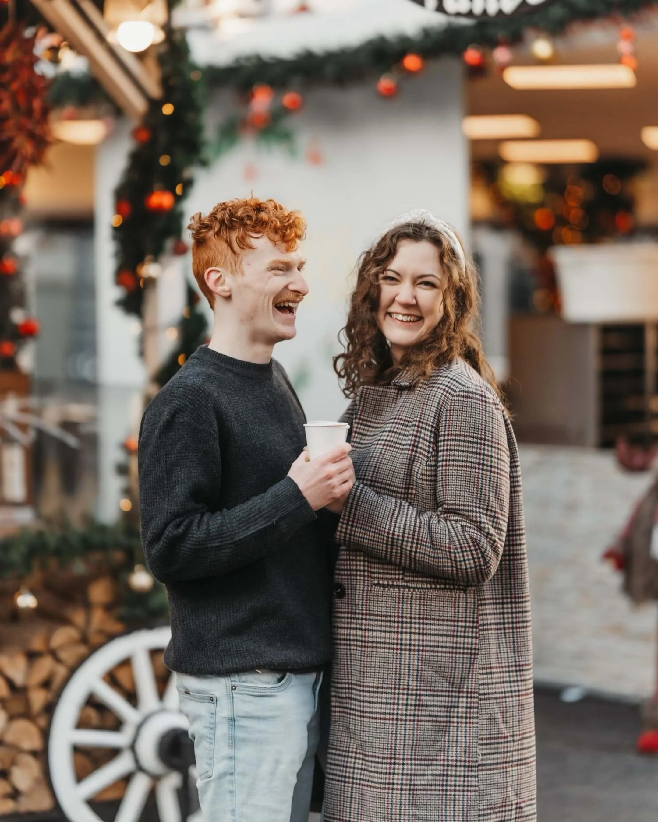 Christmas winter photoshoot in Budapest