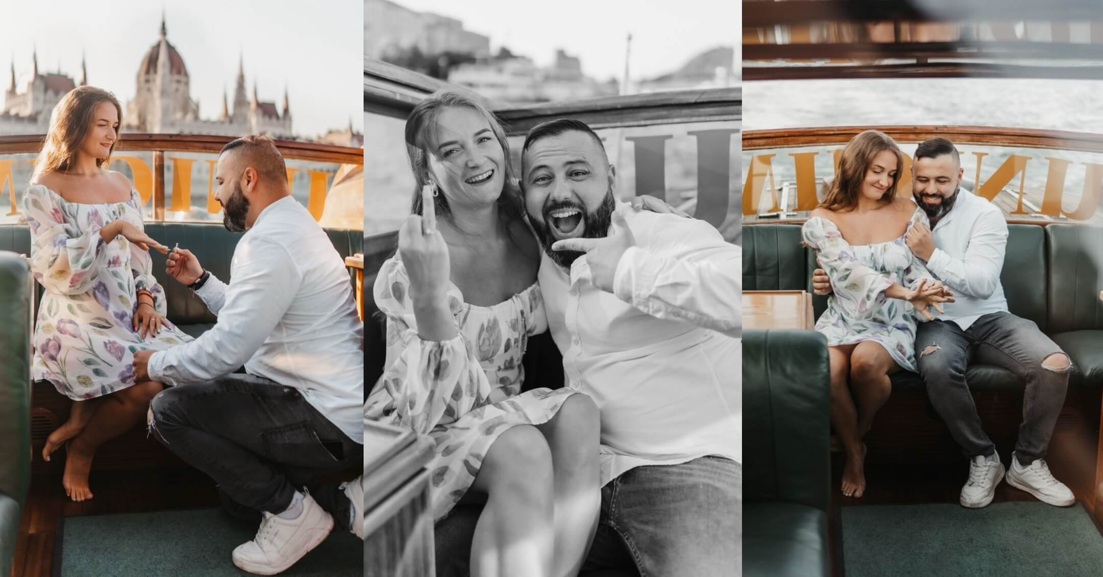 A budapest proposal photoshoot on the Danube