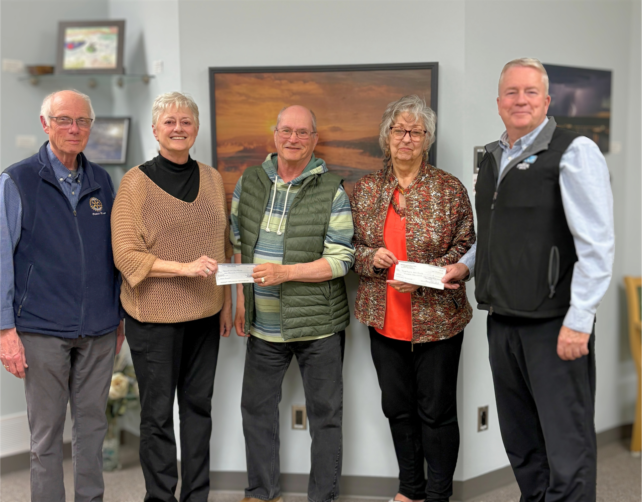 A HUGE Thank You to the Rotary Club of Peace River 
