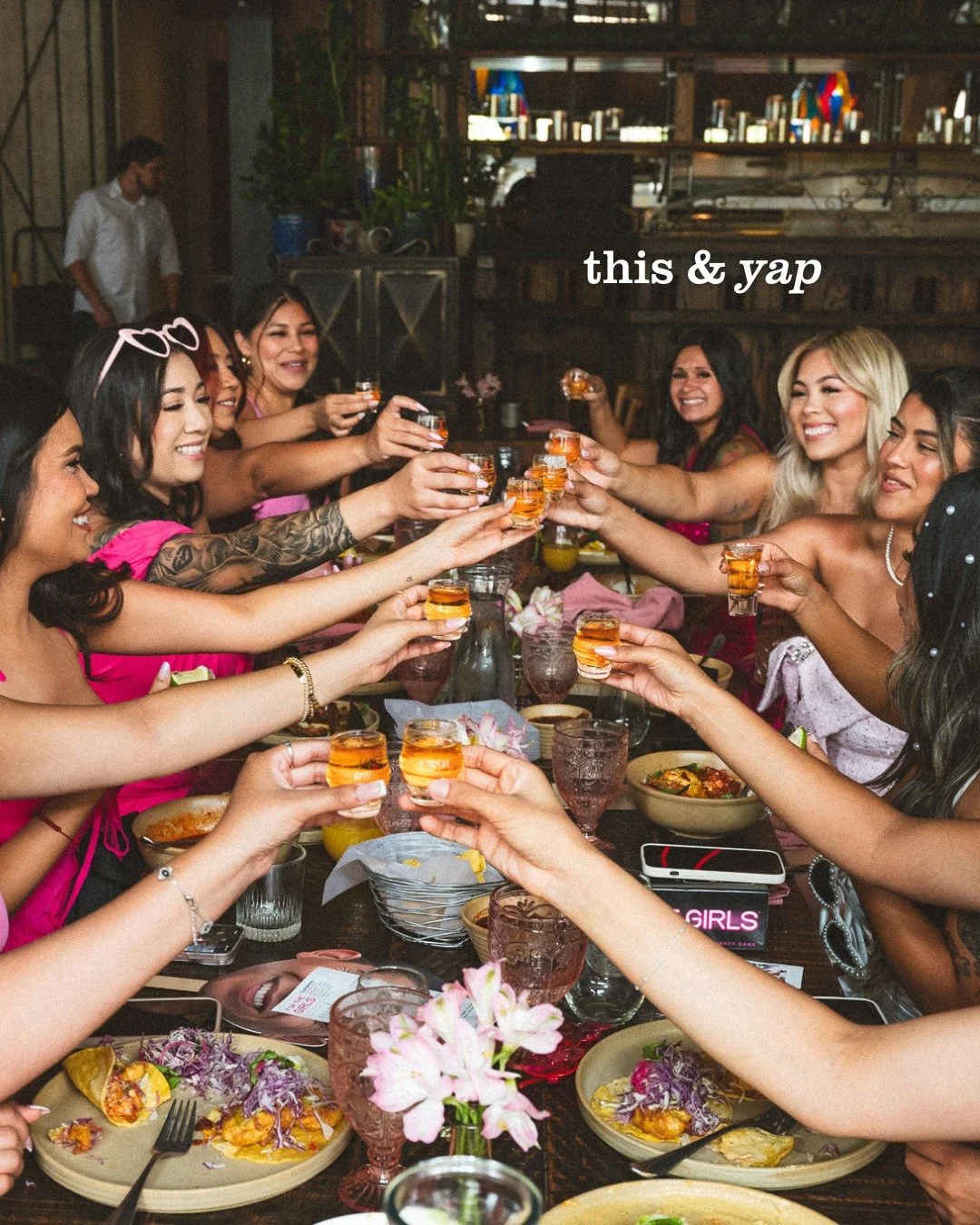 This and yap with your besties 🥂 💕