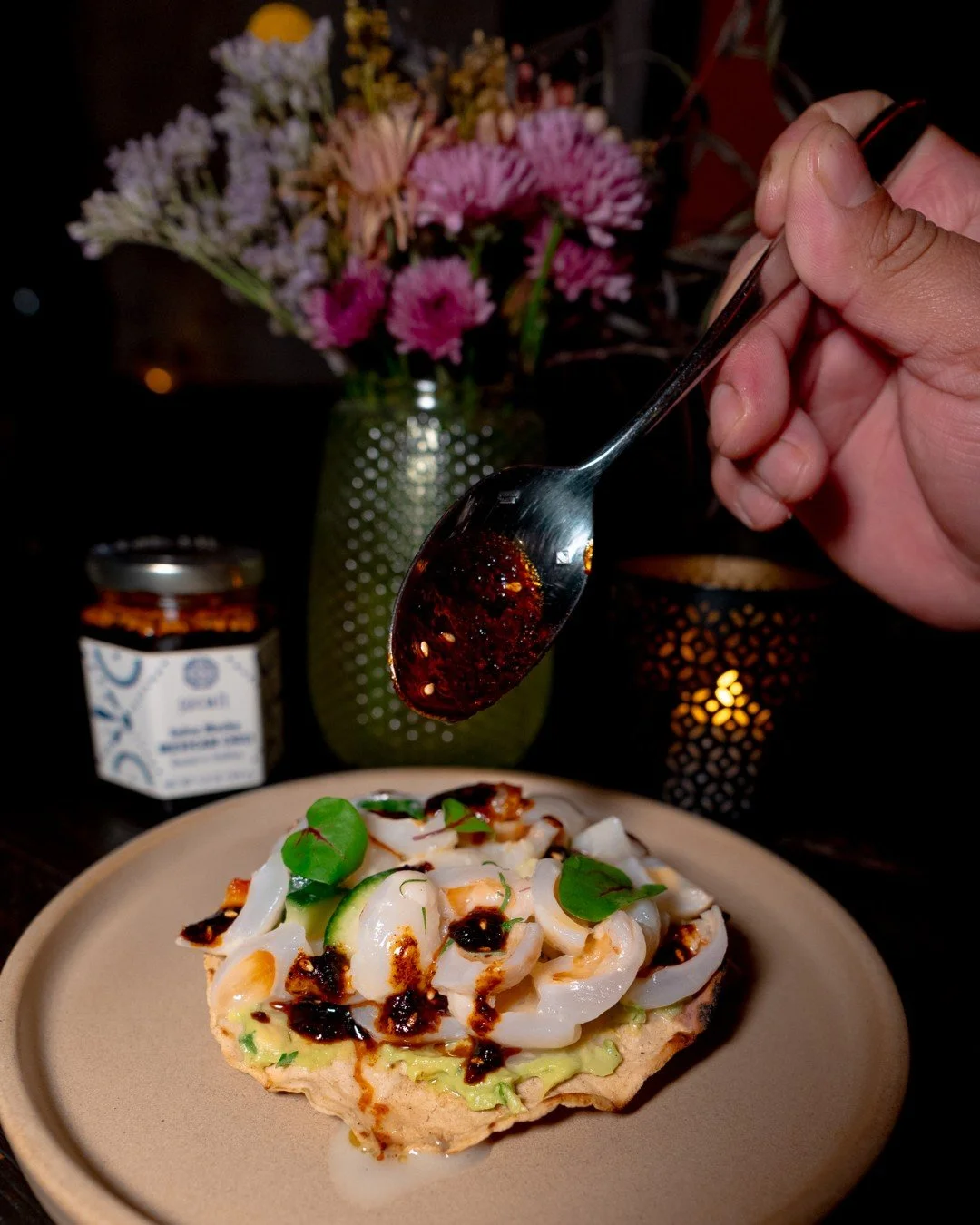 We&rsquo;ve teamed up with @eattacotarian &amp; @Suchil_lv for an exclusive lychee ceviche tostada ✨ Light, creamy, and drizzled with Suchil&rsquo;s signature salsa macha.⁠

Created by our Executive Chef Isidro, who believes the best stories are told