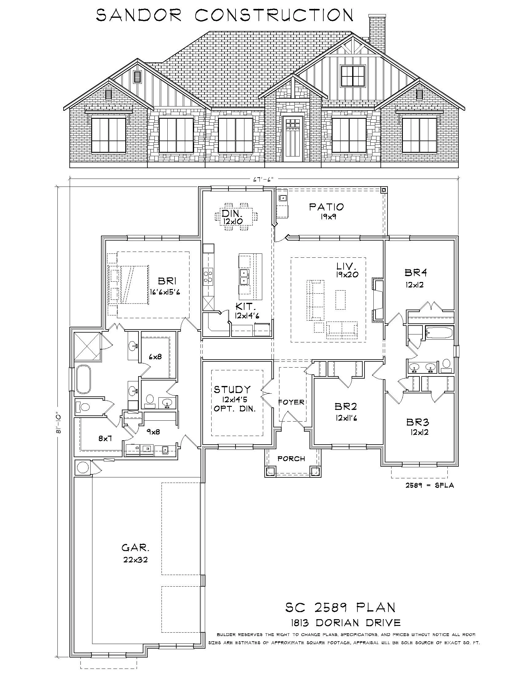 1813 Dorian Drive | 2,589sf | 5/3