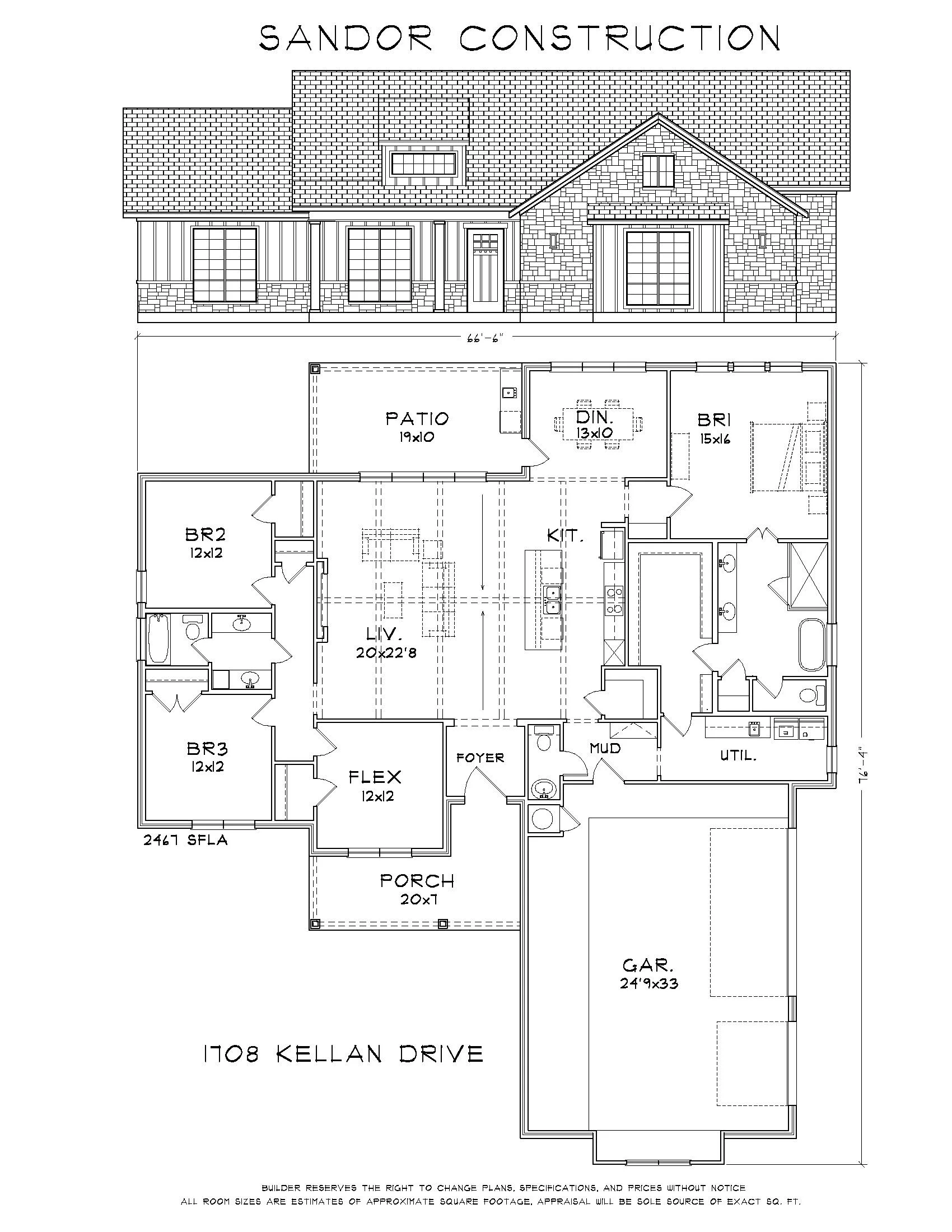 1708 Kellan Drive | 2,467sf | 4/3 