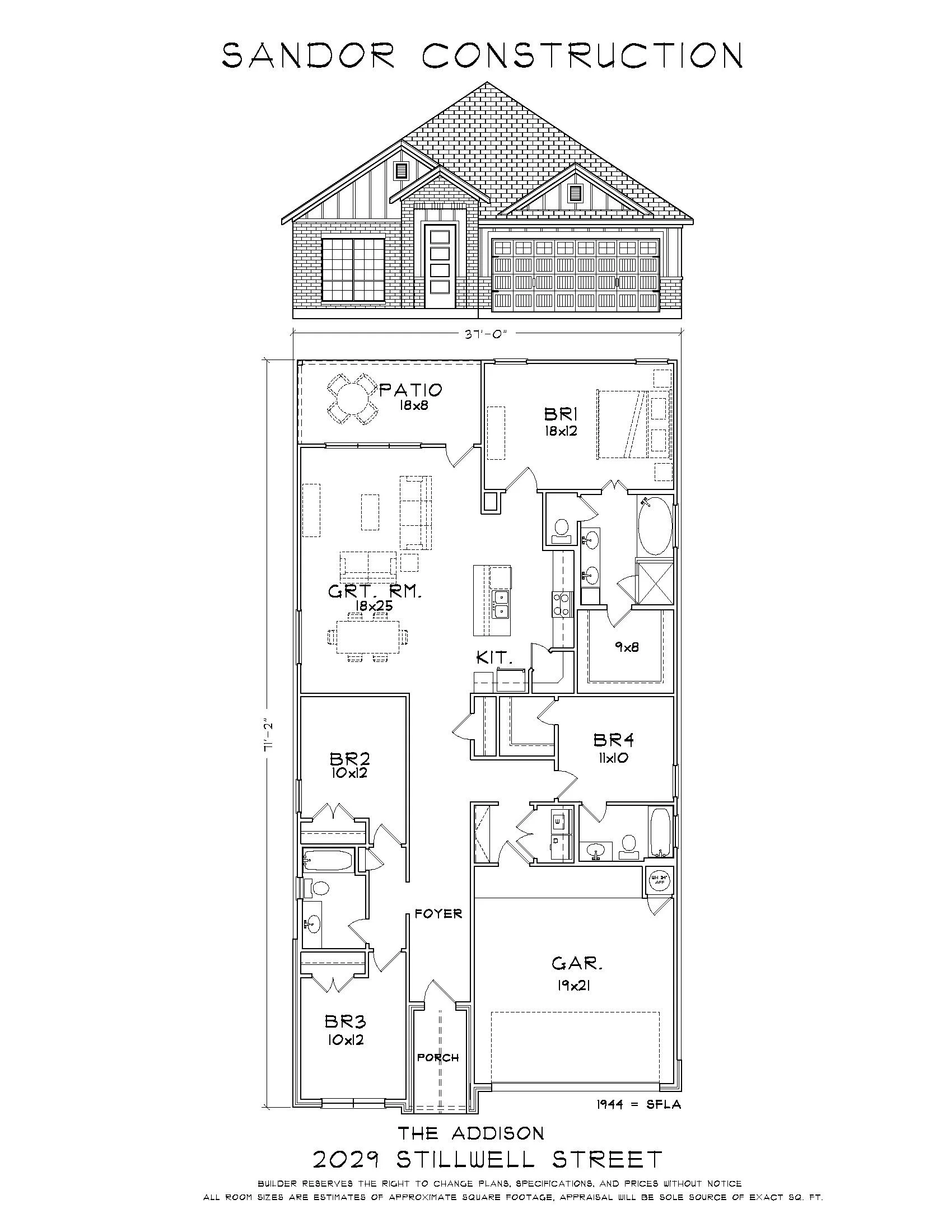 2029 Stillwell Street | 1,944sf | 4/3 