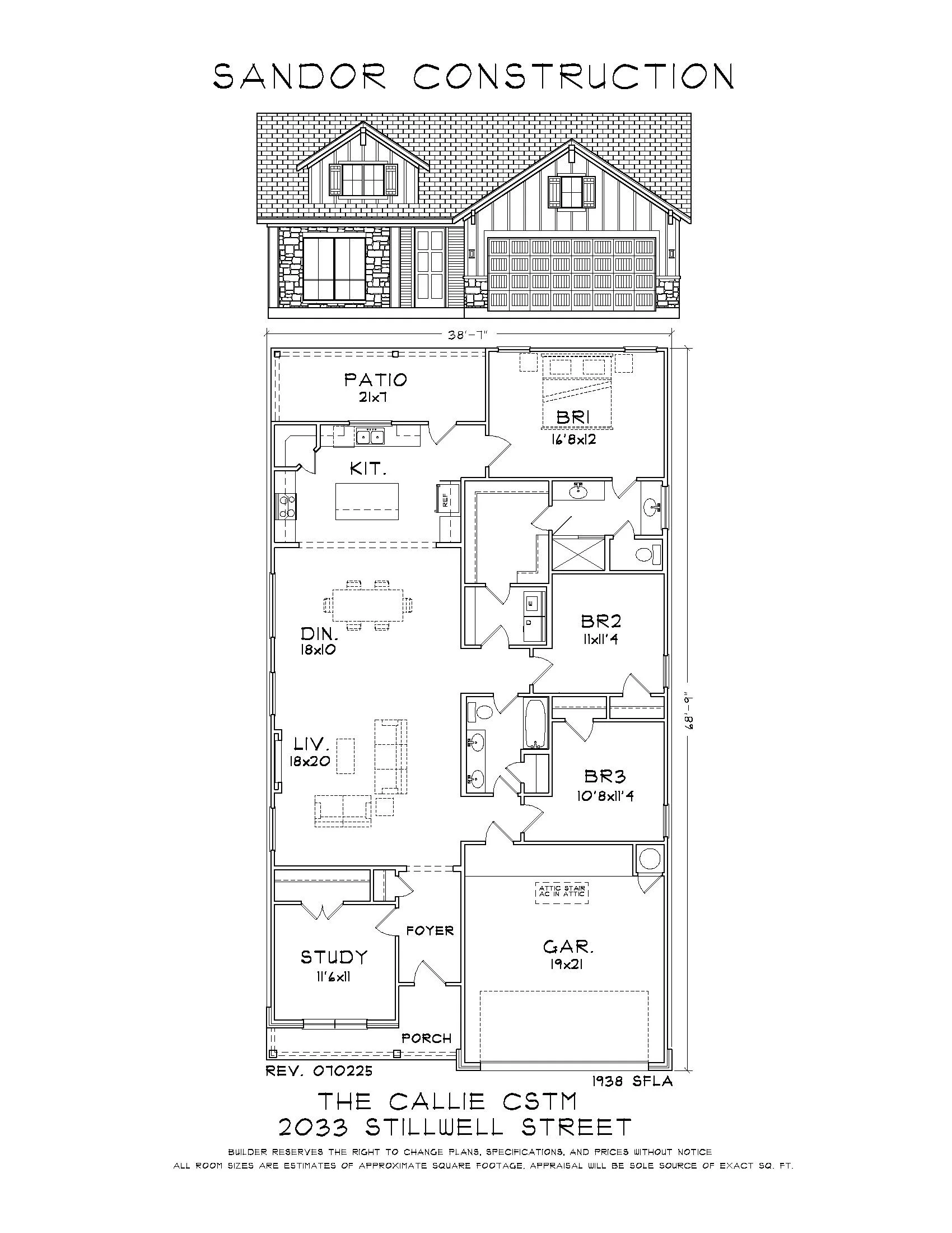 2033 Stillwell Street | 1,938sf | 4/2