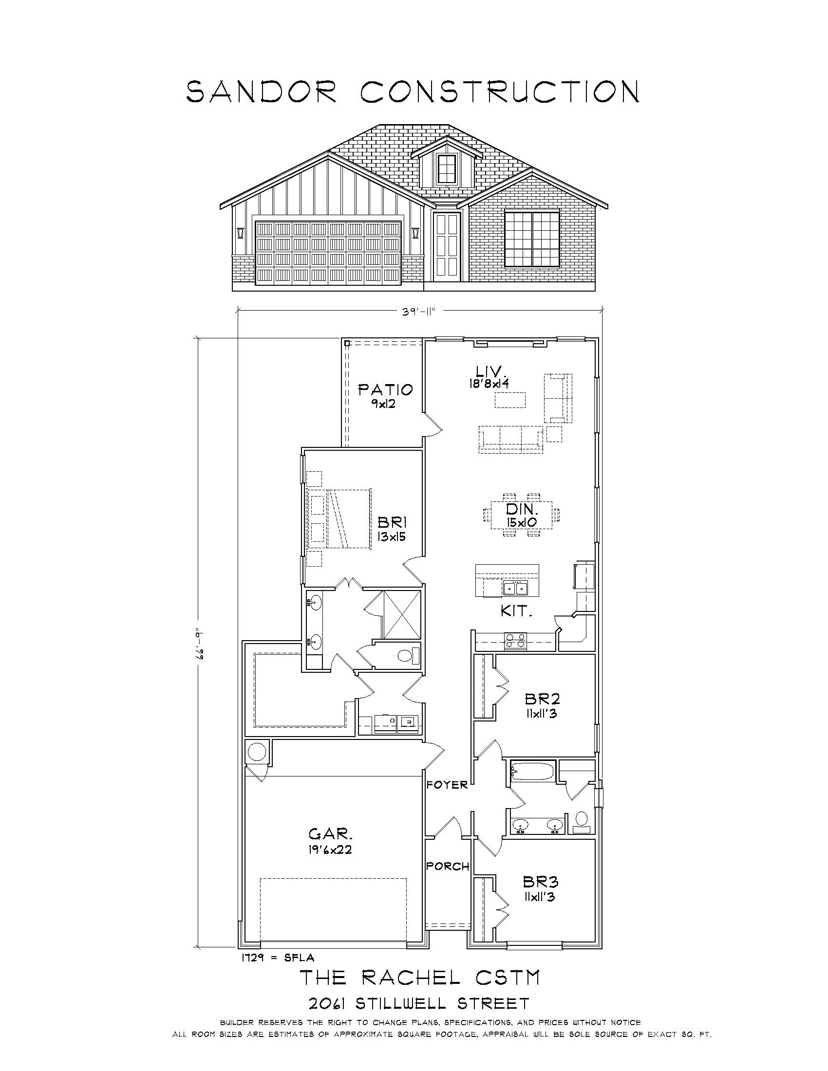 2061 Stillwell Street | 1,729sf | 3/2