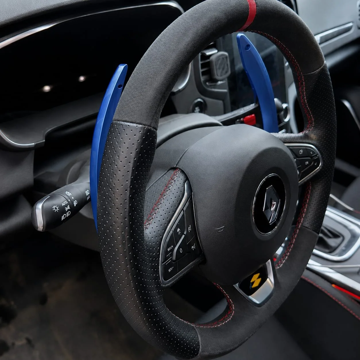 Mégane 4RS - Extensions de palettes Racing Bleu Iron (Série Limitée)