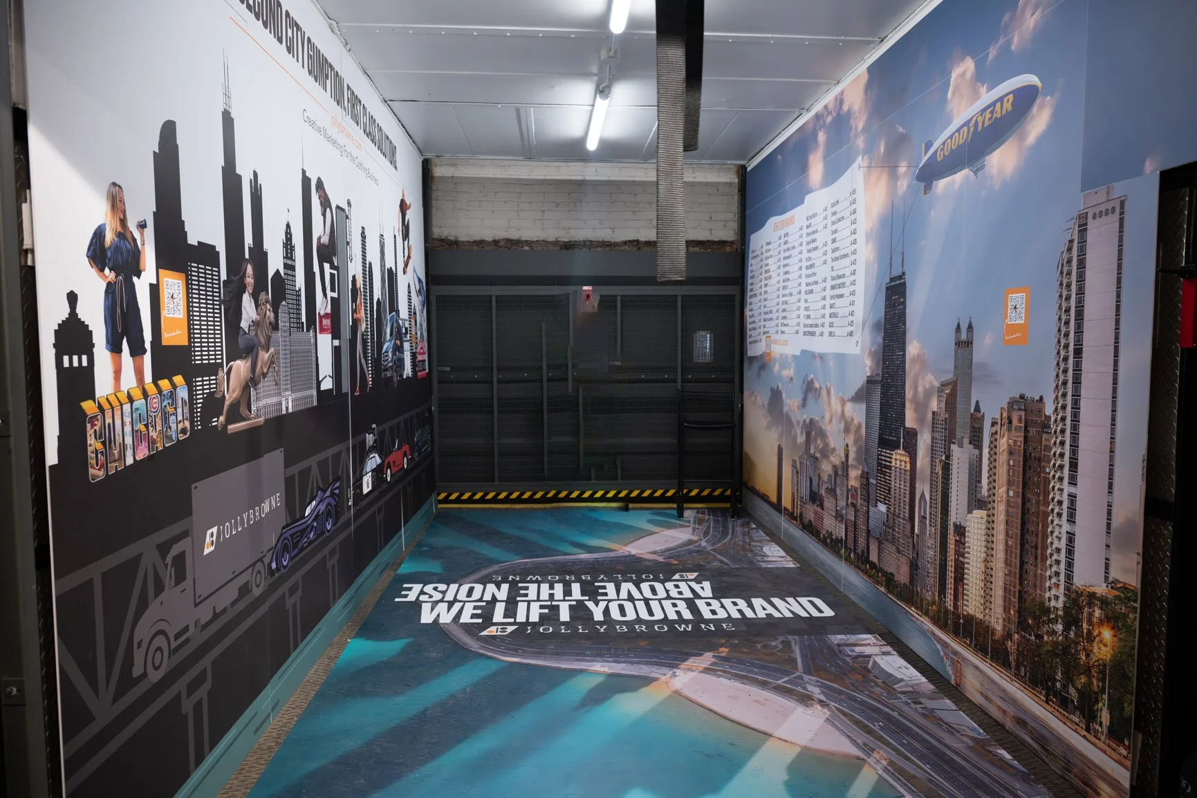 FRIEGHT ELEVATOR BRANDING