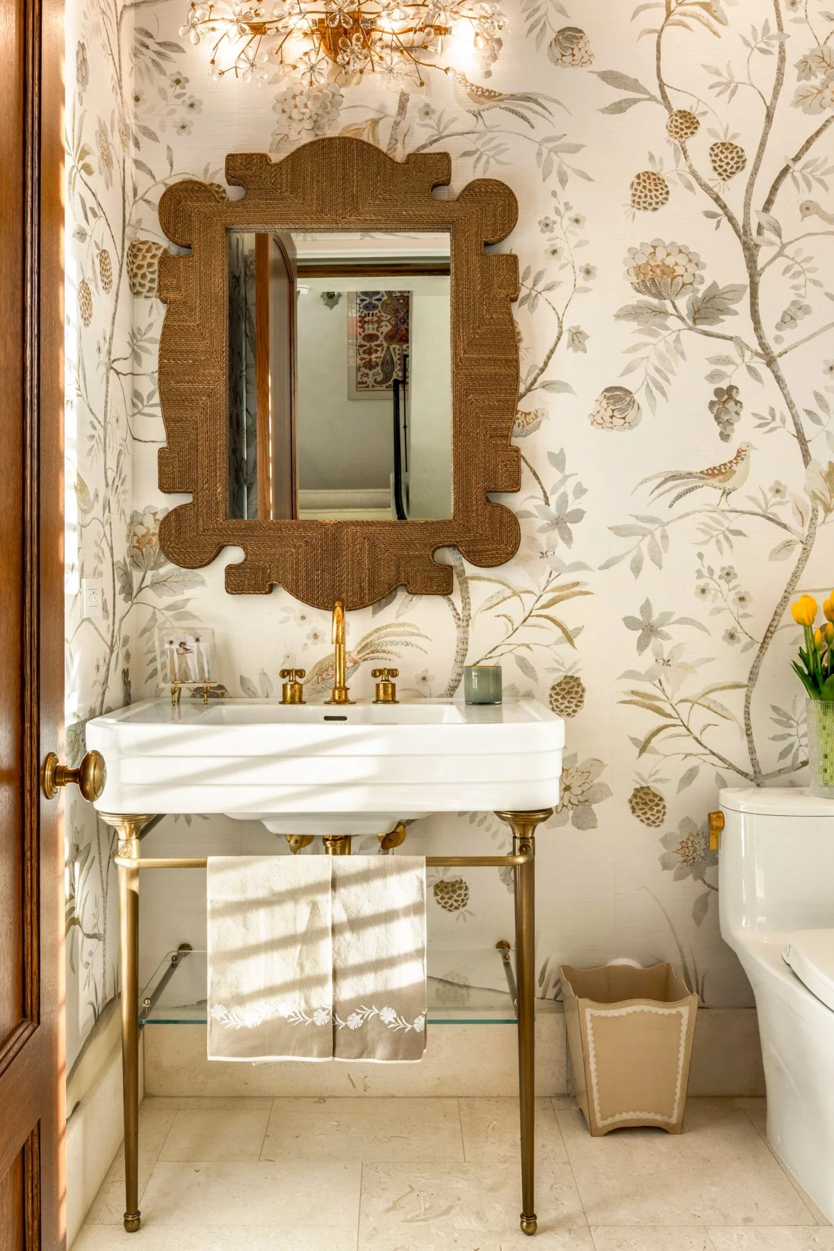 Florida Residential Architect Luxury Interior Design Powder Room