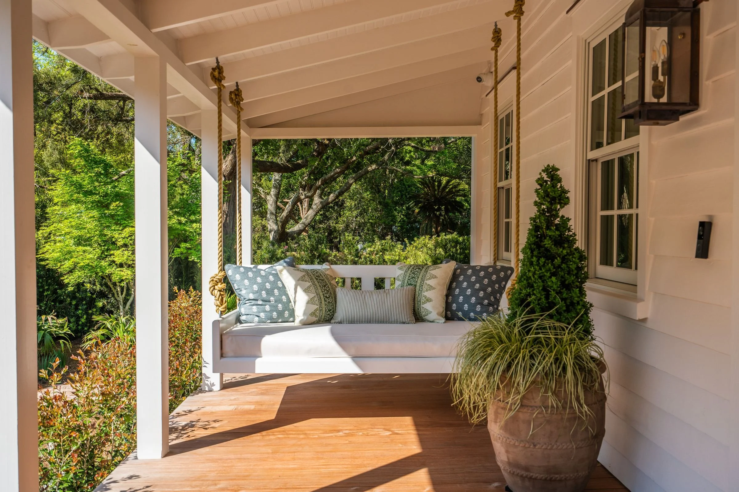Charleston Architect Historic Cottage Porch Swing