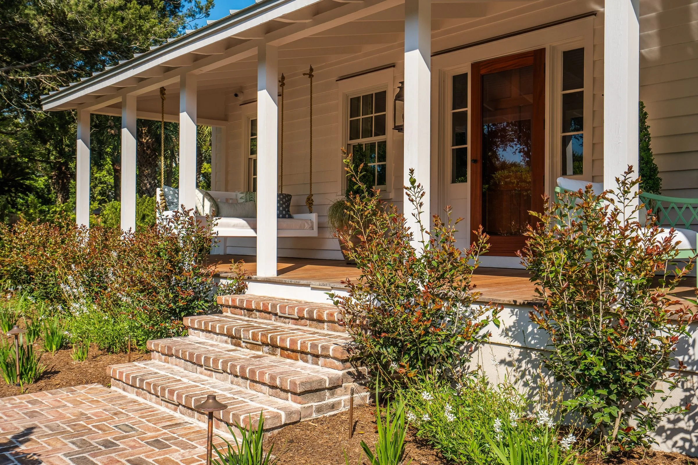 Charleston Architect Historic Cottage Renovation Southern Porch