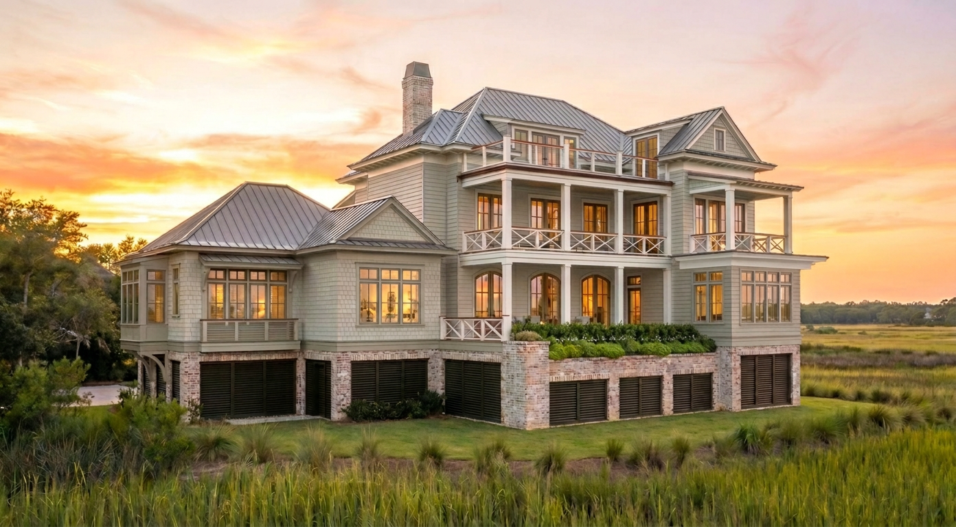 Daniel Island The Retreat Charleston Architect Interior Design by Herlong Architects