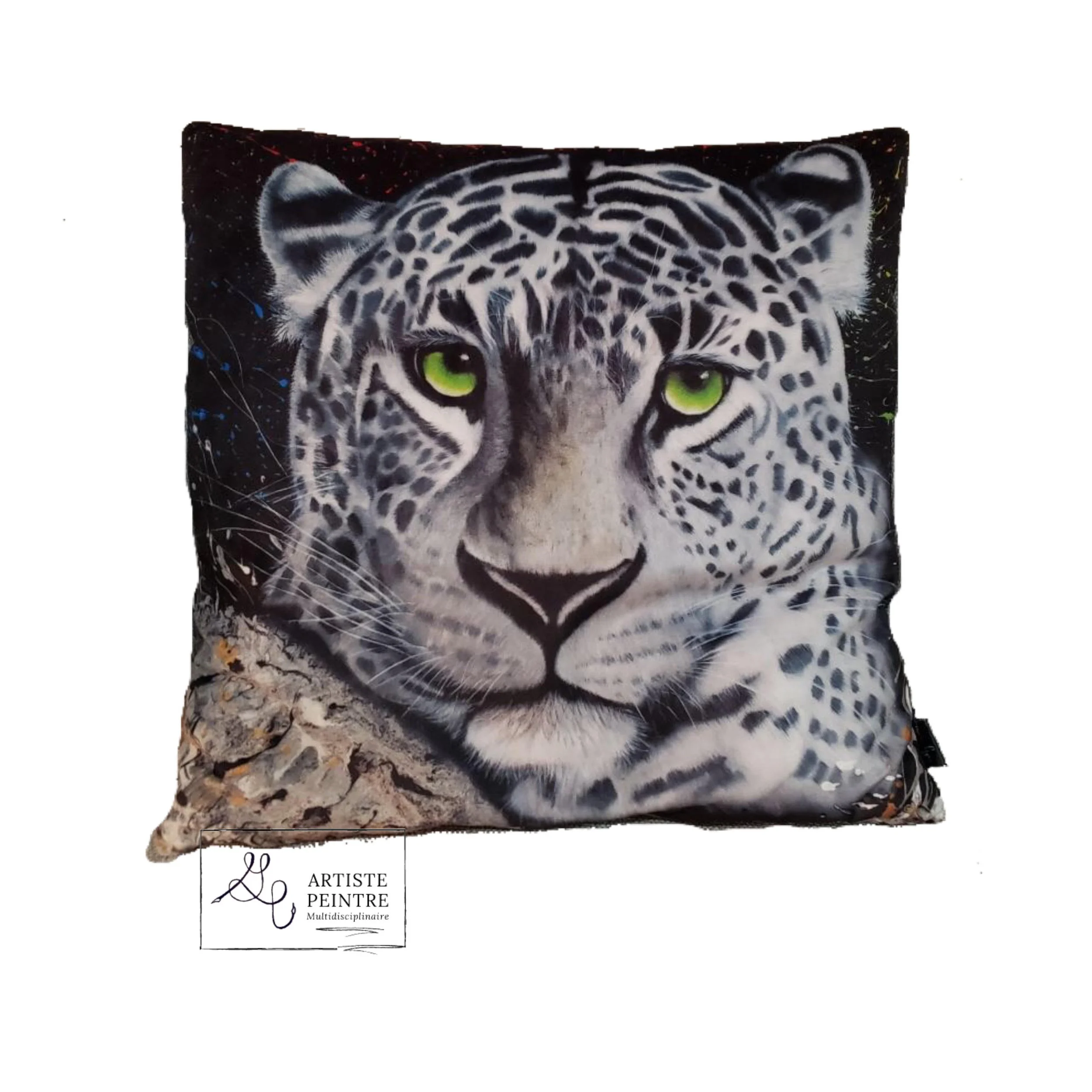 Coussin velours - La détermination