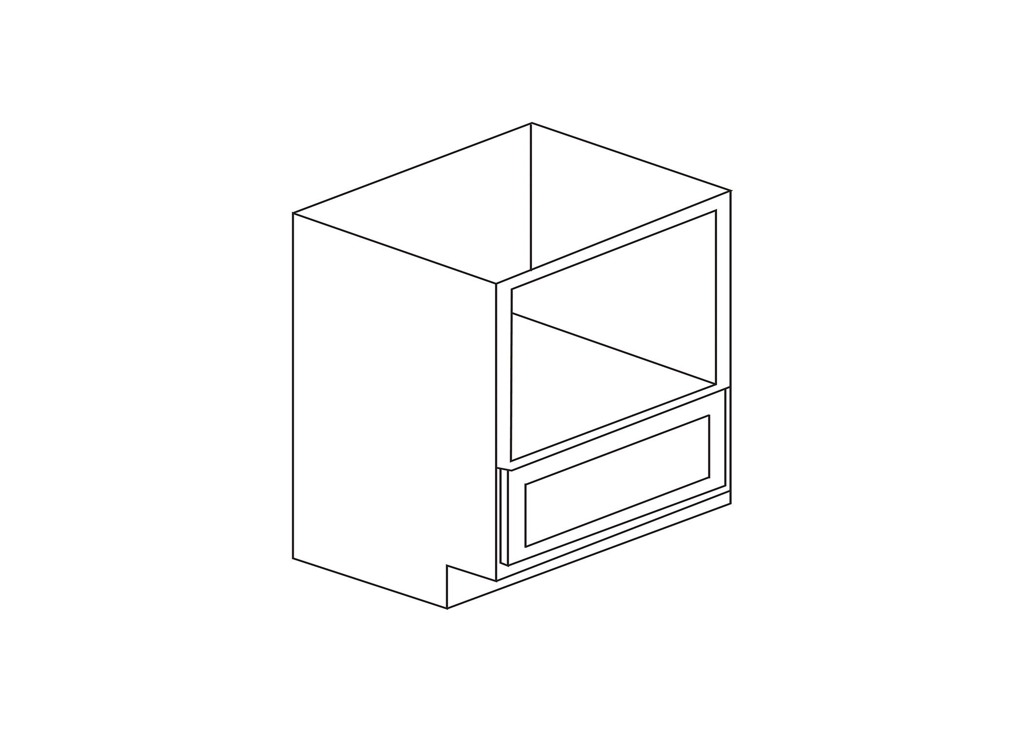 30" Microwave Base