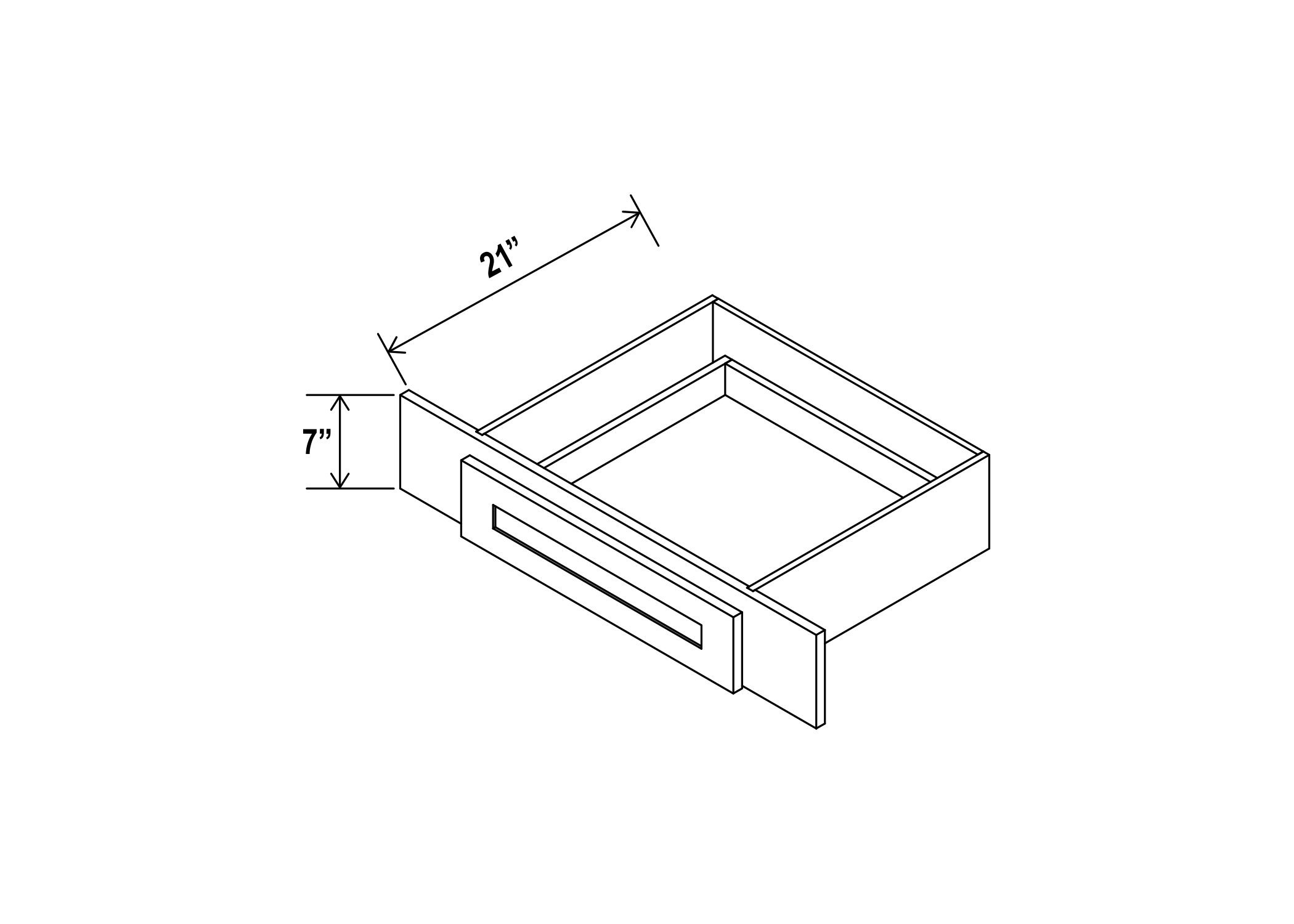 Desk Knee Drawer