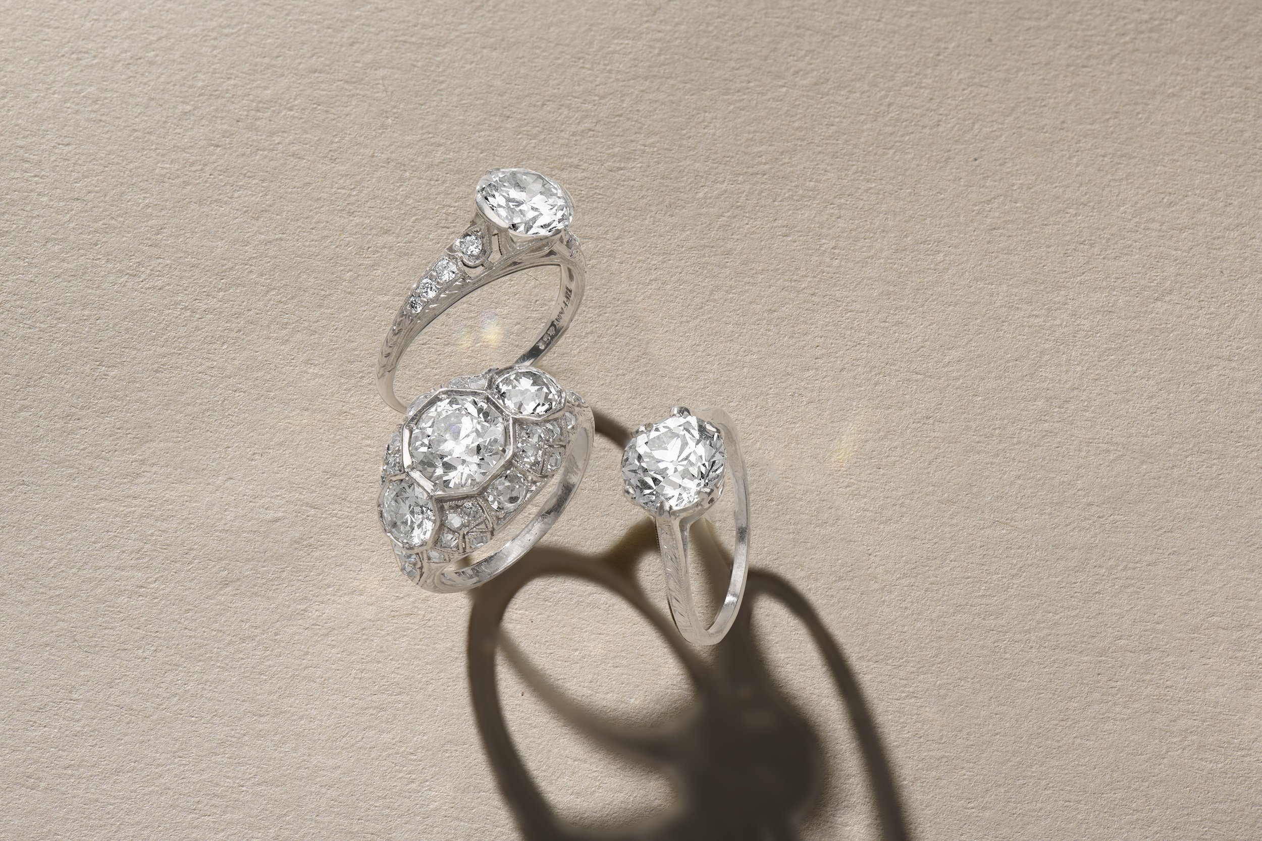 Erstwhile diamond rings still life photography by Little Wolf Collective