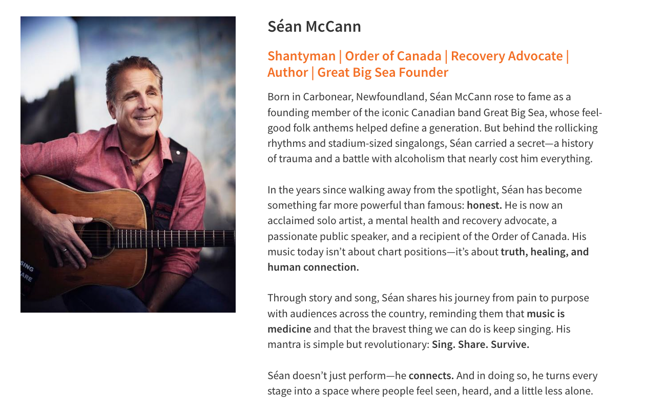 SÉAN SPEAKS FOR THE POWER OF PEER SUPPORT NATIONAL CONFERENCE 