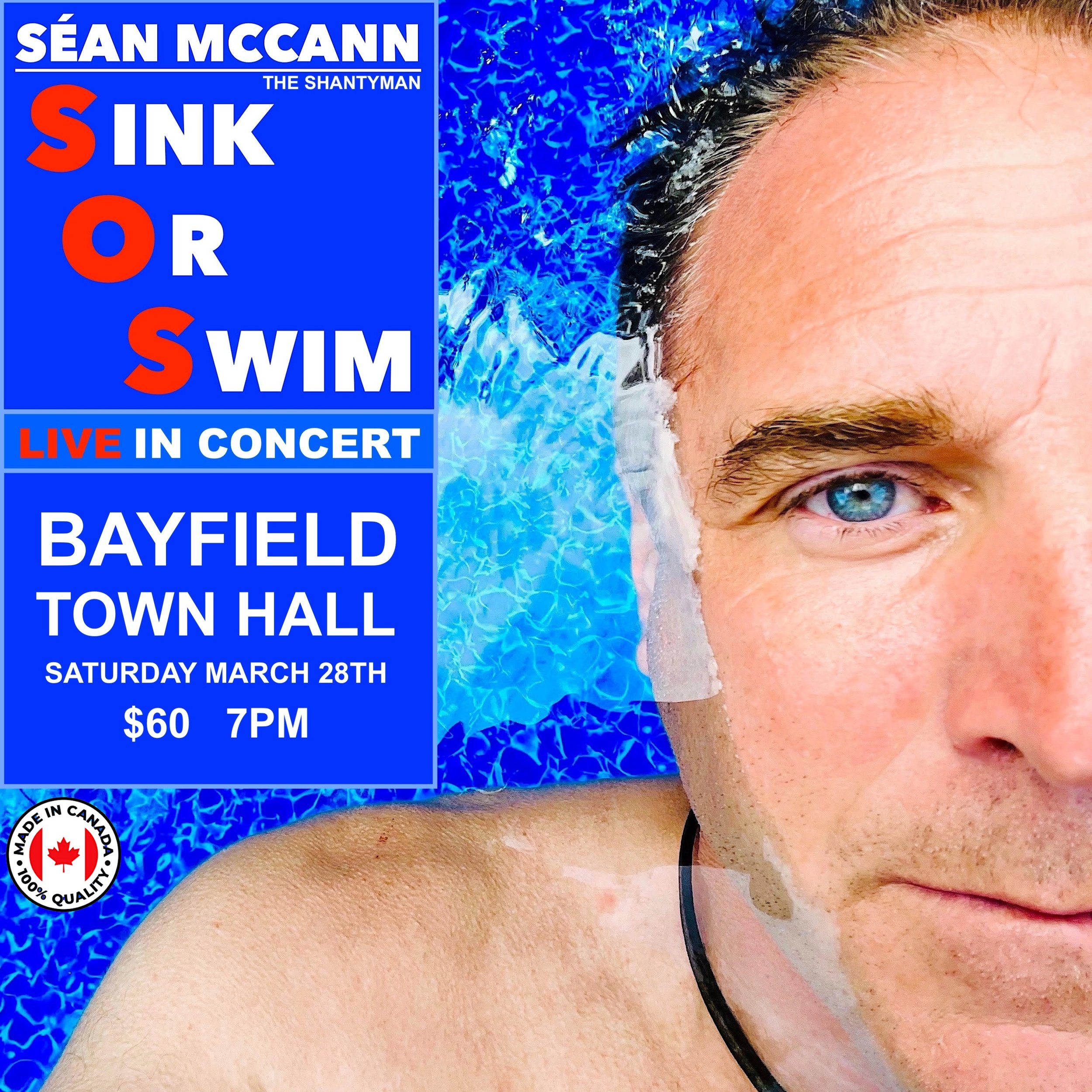  S.O.S   LIVE   @   BAYFIELD TOWN  HALL