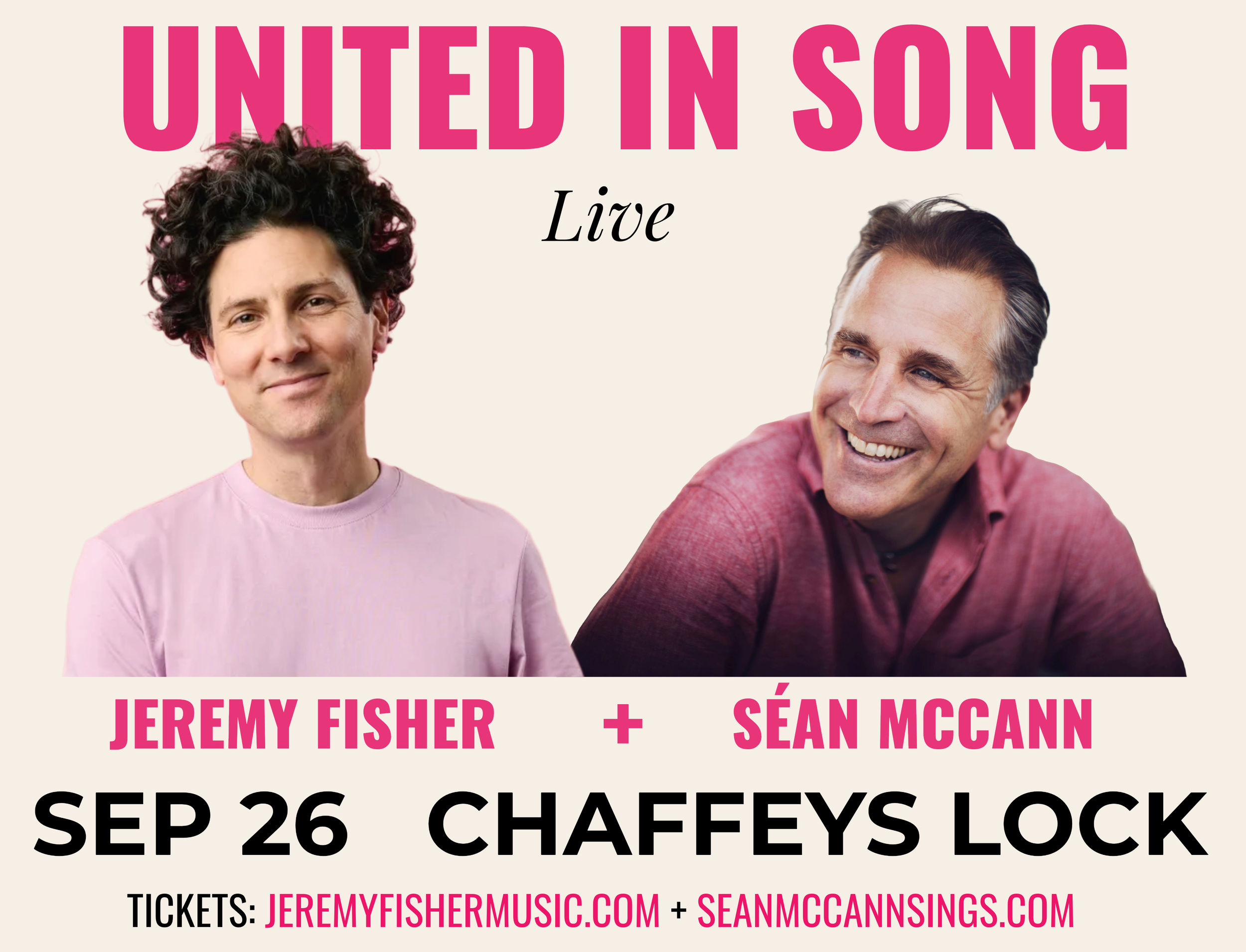 UNITED IN SONG (with Jeremy Fisher) CHAFFEYS LOCK