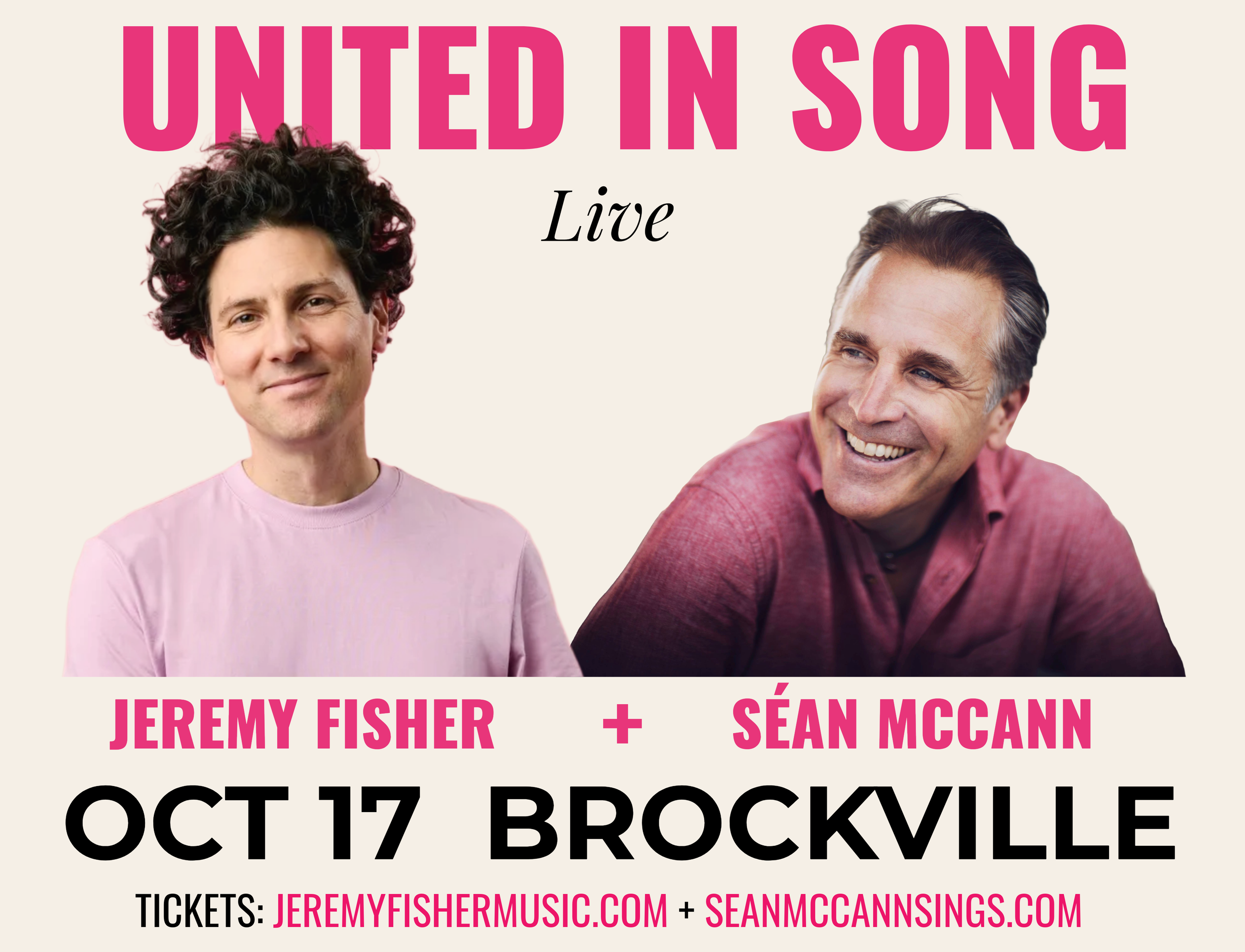 UNITED IN SONG (with Jeremy Fisher) BROCKVILLE