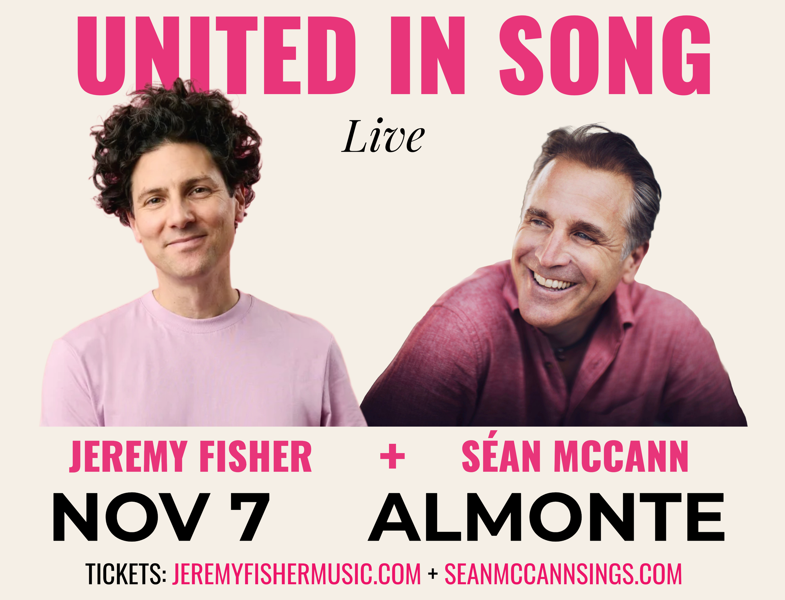 UNITED IN SONG (with Jeremy Fisher) ALMONTE