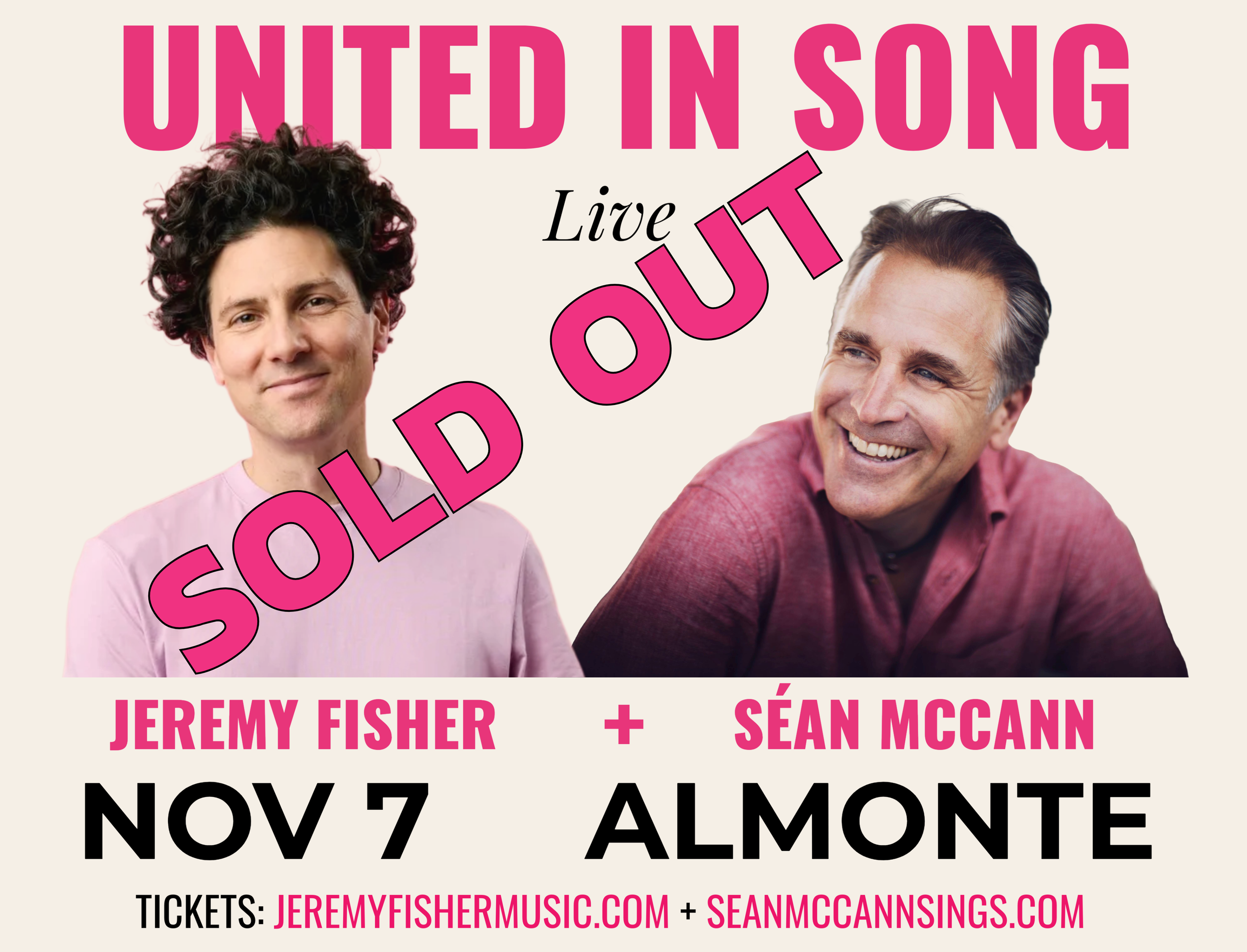 UNITED IN SONG (with Jeremy Fisher) ALMONTE