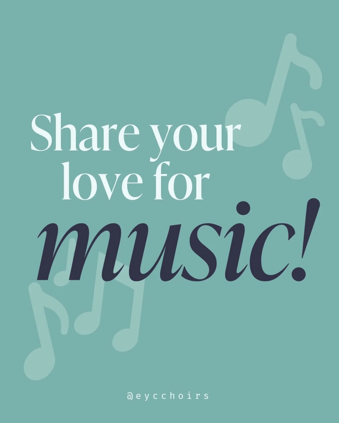 It&rsquo;s not too late to join our 2025/26 choir season! Come share your love for music with us 🎶💕

At EYCC, we have programs for kids, teens, adults, and semi-professional musicians. We offer the opportunity to build lifelong musical skills with 
