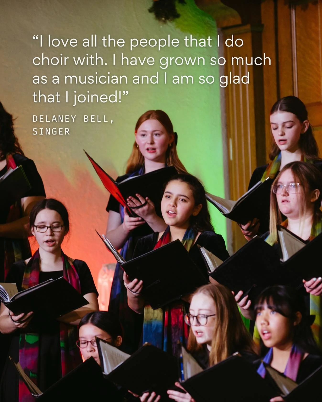 We&rsquo;re so glad you joined too Delaney 🥹

#yegmusic #choralsinger #edmontonlife #yegarts