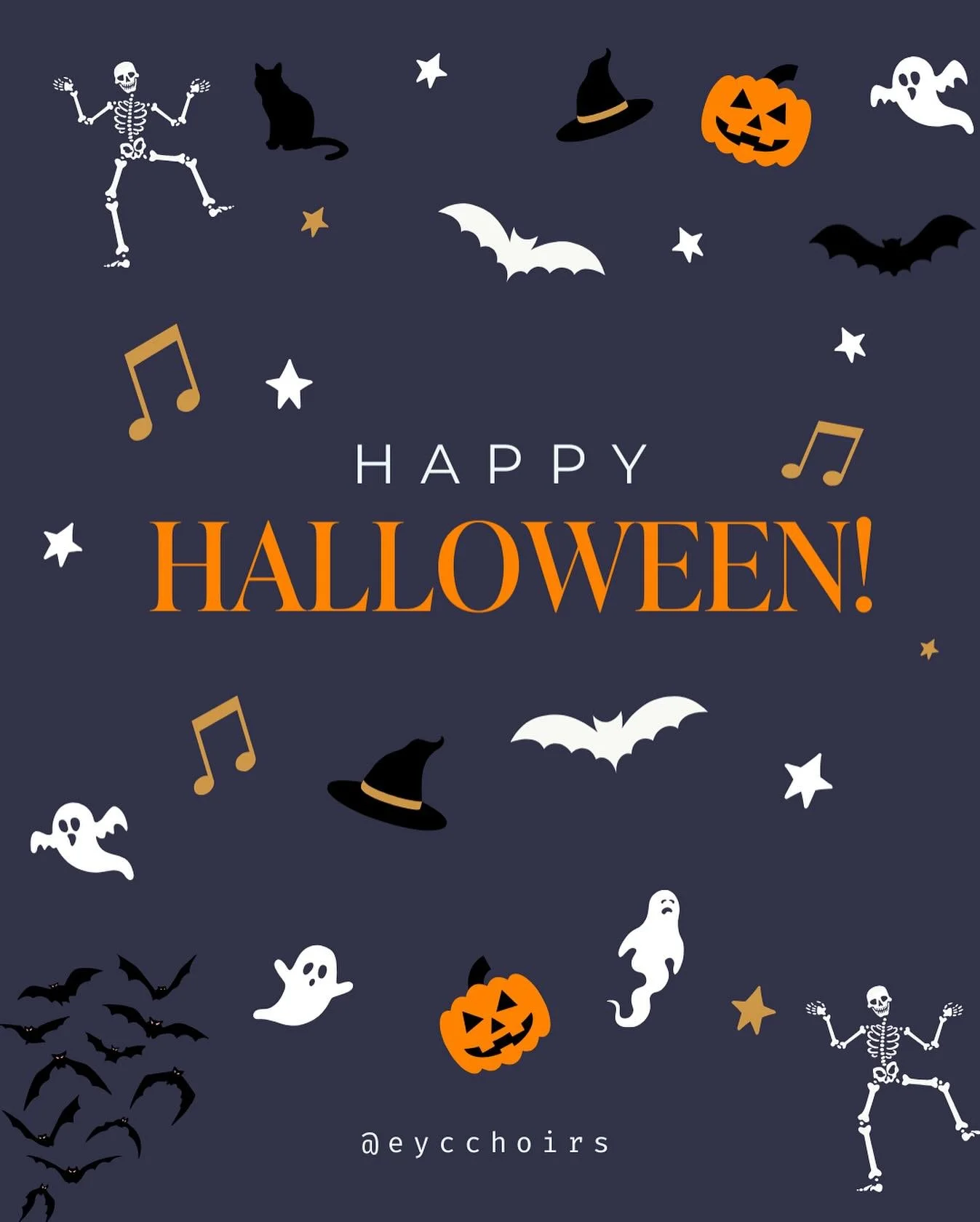 Happy Halloweeeeeeen 🎃👻🕸️ What are you dressing up as? Wishing our choir family a fun and safe Halloween weekend!