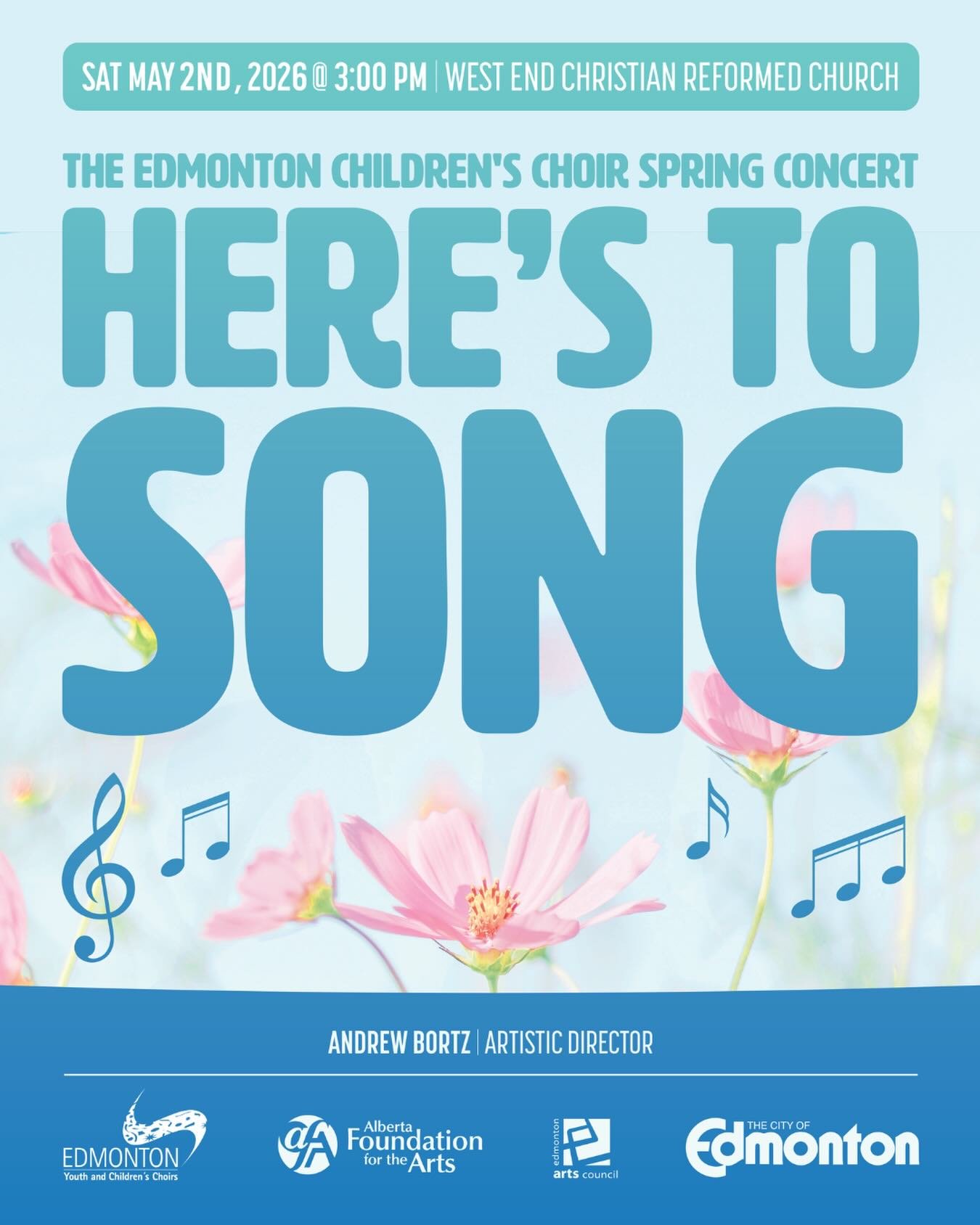 Join us for 🌷HERE&rsquo;S TO SONG🌷- the Spring Concert for our children&rsquo;s choirs! Featuring our Angeli, Luminaria, Harmonia, and Spiritus singers 🎶

We can&rsquo;t wait to share our music with you! 

Saturday, May 2nd at 3pm 
West End Christ