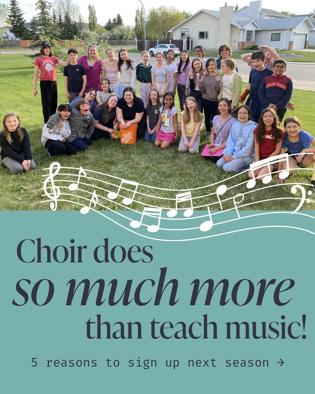 It does ~so much more~ 🥹

Early bird registration is open until May 15th for our 2026/27 choir season! 

We&rsquo;d love to have you join 💕Head to our website or send us a message for more info! 

#yegarts #yegmusic #edmontonfamily #edmontonlife