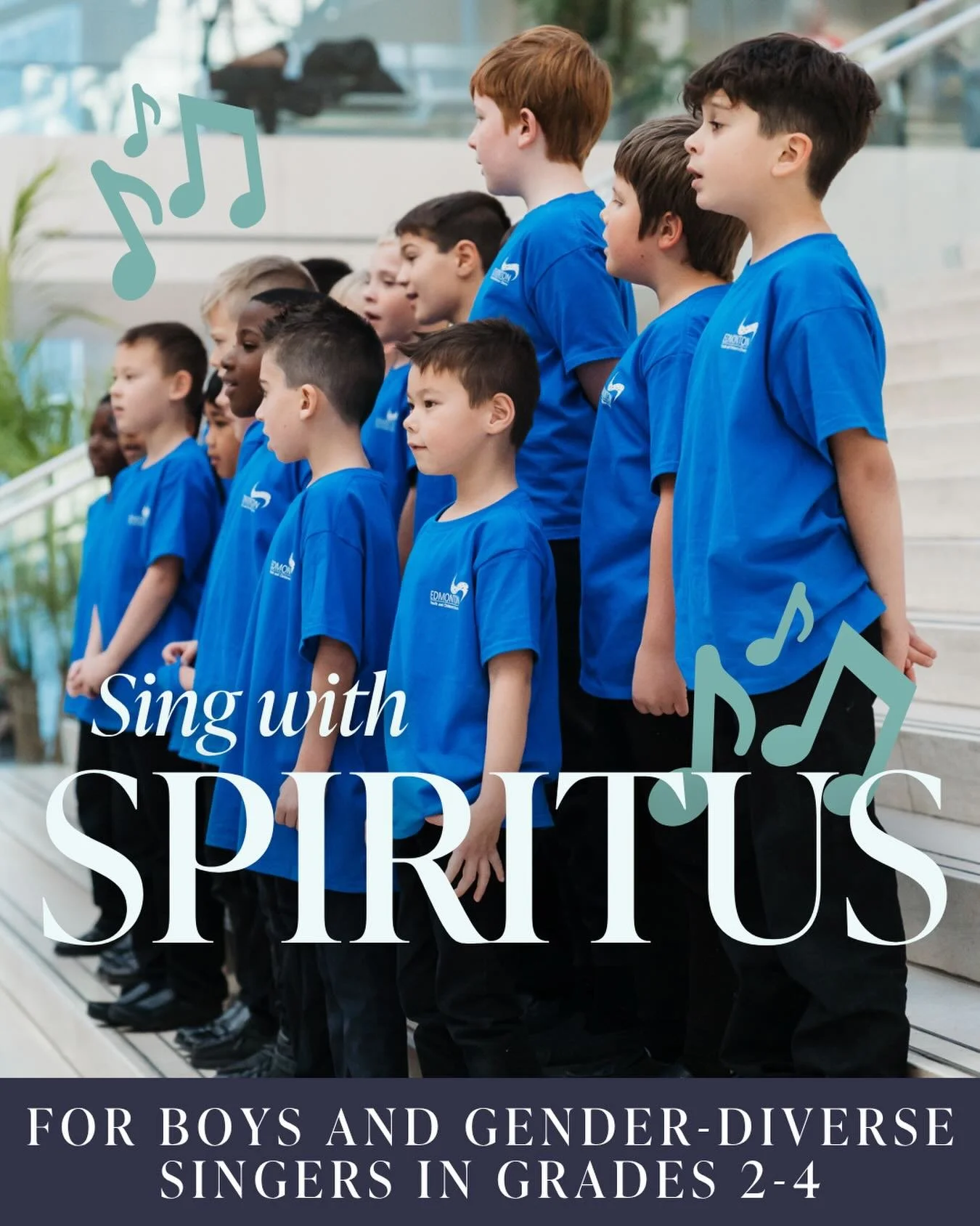 Inspire your child&rsquo;s musical spirit in SPIRITUS! ✨🎶

Spiritus is our children&rsquo;s choir for boys and gender-diverse singers in Grades 2&ndash;4, led by the wonderful Christian Maxfield.

Your child will build lasting musical skills, make n