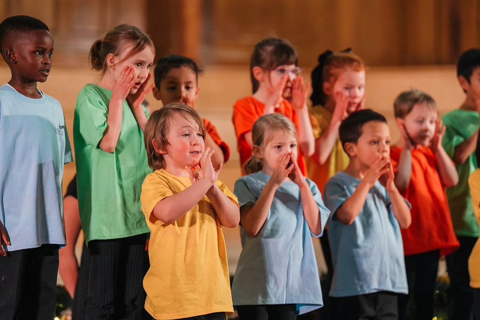concert photo of angeli children's choirs christmas 2025 performance