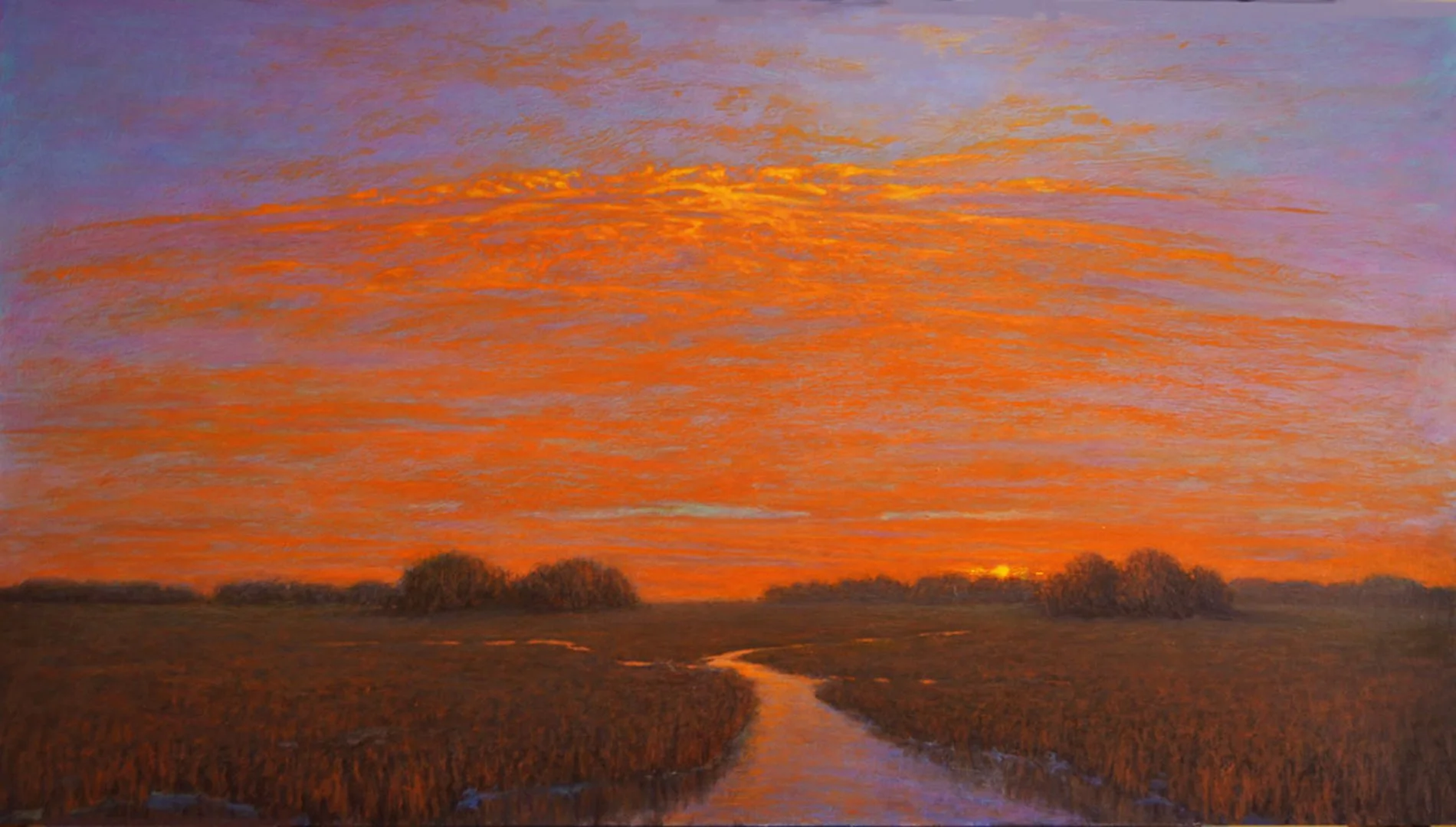 Daily Blessing, acrylic,  24" x 36" 