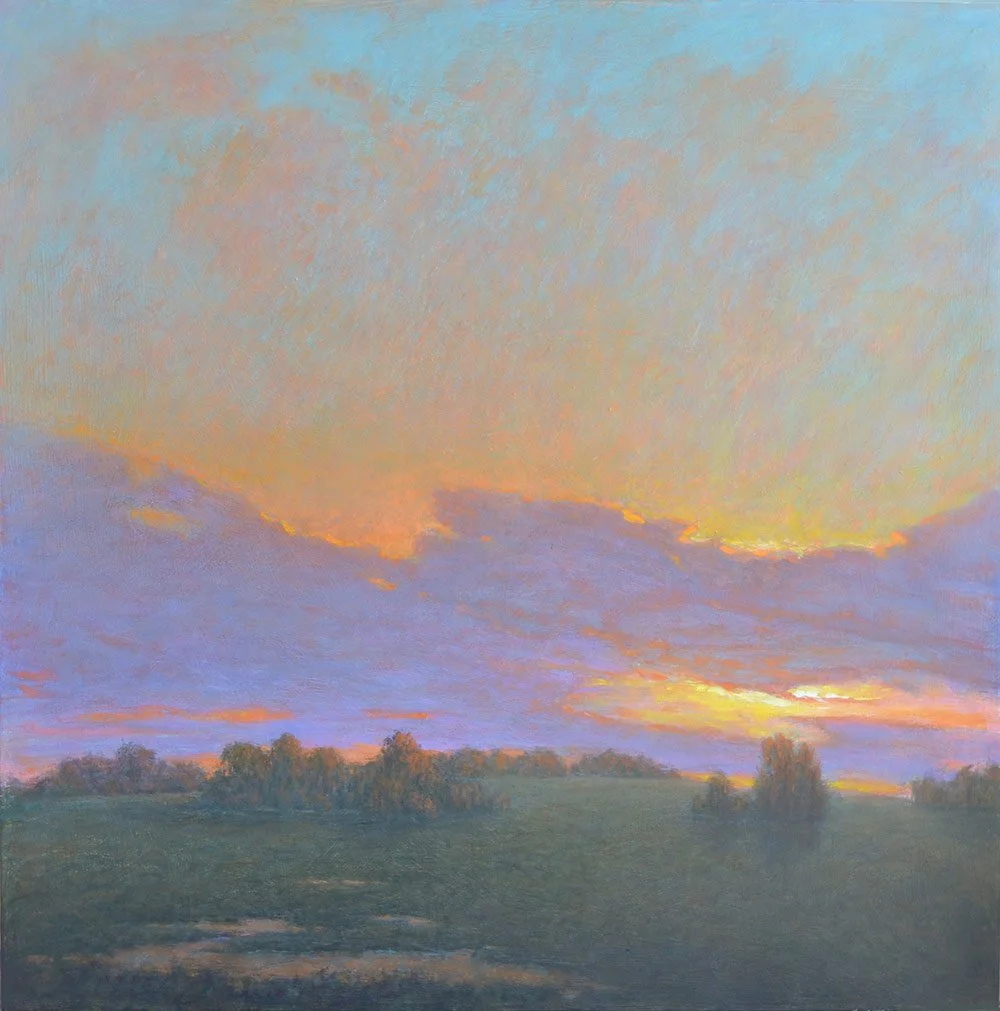 After The Rain , acrylic,  24" x 24 "