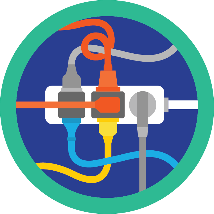 Overloaded Power Strip