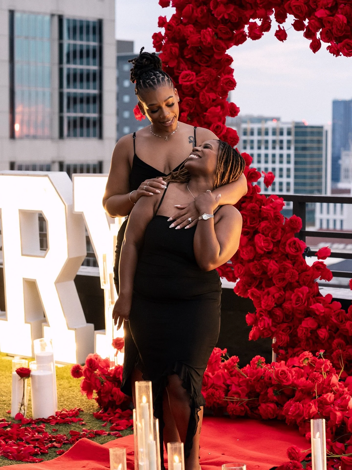 We had the sweetest time helping Red plan the perfect surprise proposal for Angie! Every detail came together for such a special day, and it was truly an honor to be part of it. Red and Angie are such a beautiful couple, and we&rsquo;re wishing them 