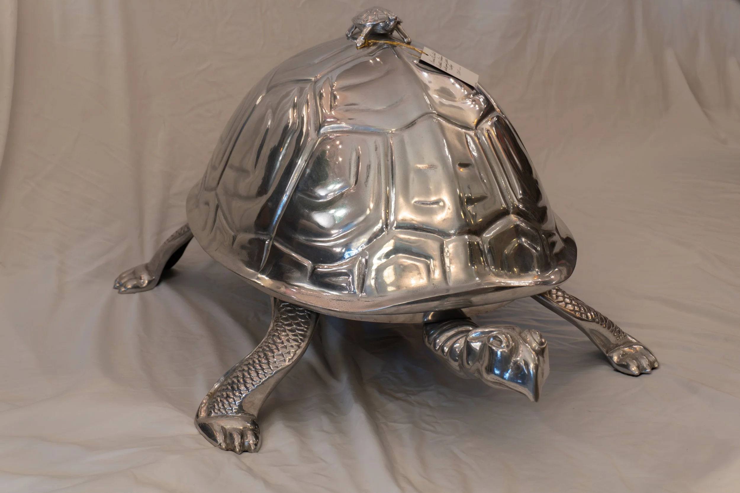 Armetale Tortoise by artist Bruce Fox