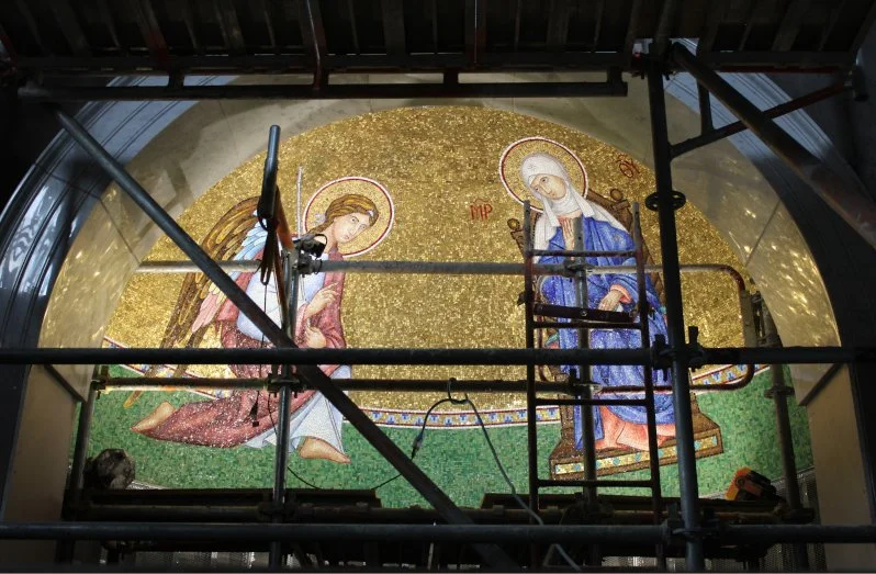 Construction Update: New Mosaics Installed
