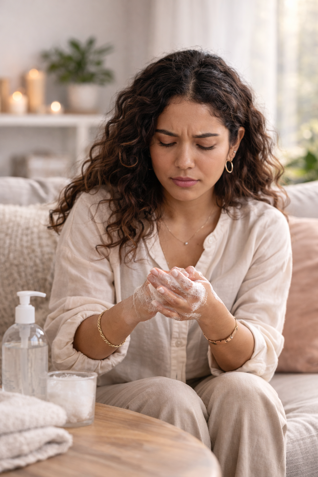 Hispanic woman receiving holistic OCD treatment in Austin Texas