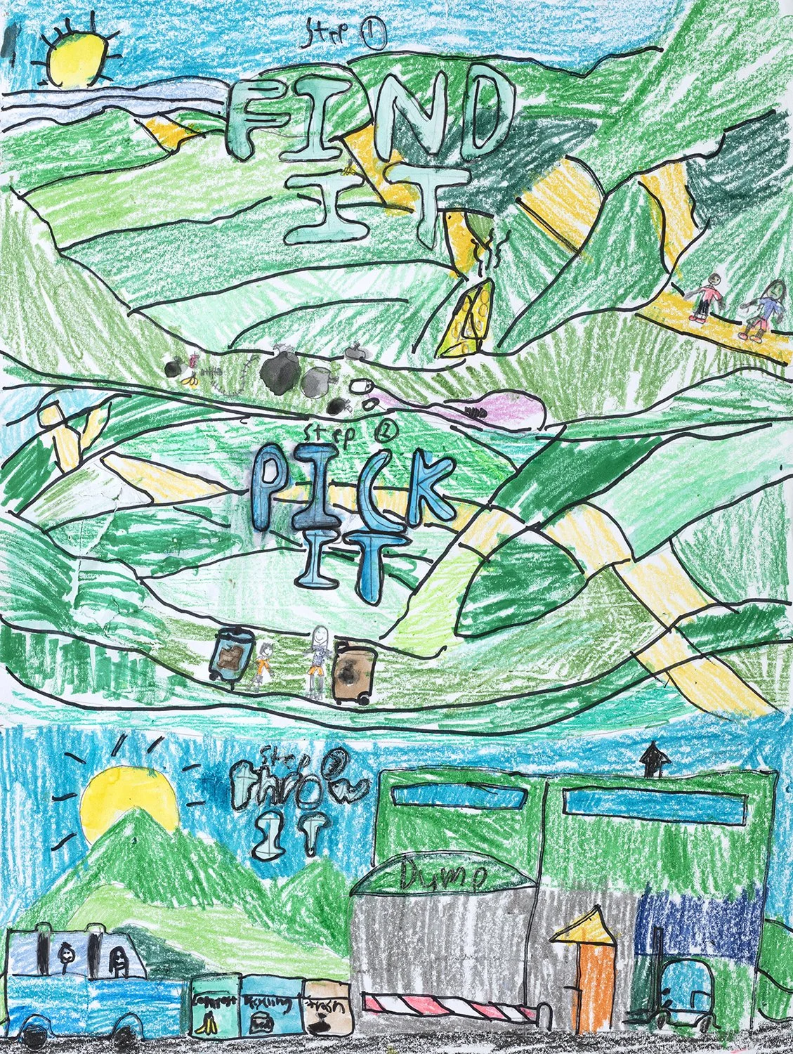 Bacich, Primaria Washburn, Denson, 3.º curso. «Búscalo, cógelo, lánzalo». Luca Jones. Oz Zimmerman.jpg