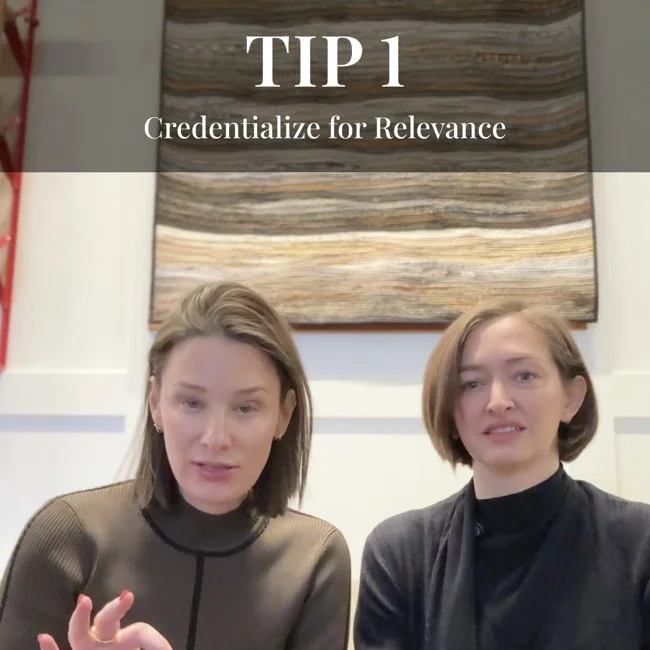 From the Pitch Room - Tip 1: Credentialize for Relevance