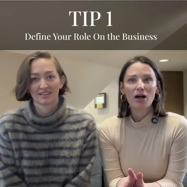 From the Pitch Room, Part Two - Tip 1, Define Your Role On the Business