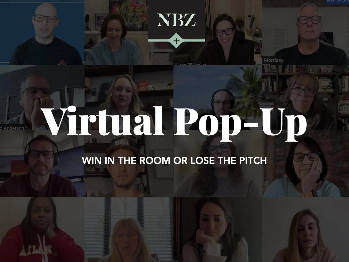 Virtual Pop-up Recap: WIN IN THE ROOM OR LOSE THE PITCH