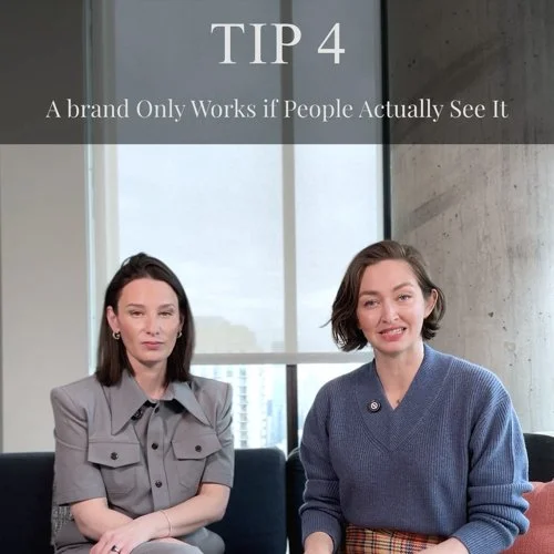 Building Agency Brands - Tip 4, A brand Only Works it People Actually See It
