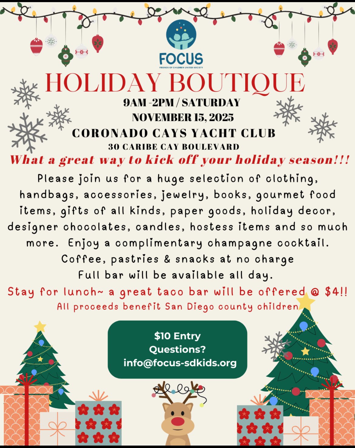 FOCUS Holiday Boutique