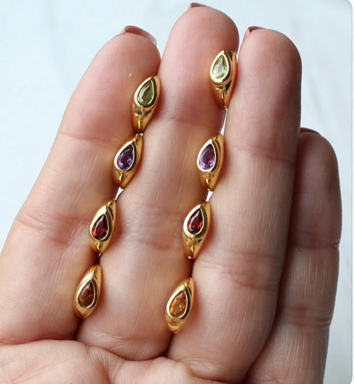 Brand new gold filled huggie earrings! So excited for these. So cute to wear in your 1st or 2nd piercing. Exclusive to the website. Limited quantities so grab a pair before they are gone ✨