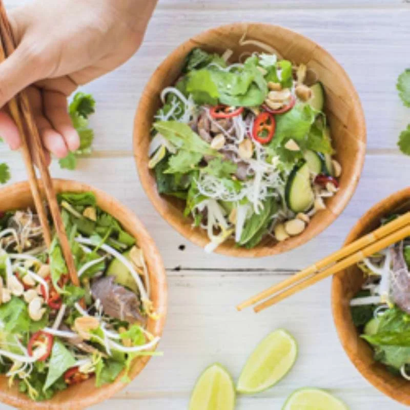 Thai inspired iron boosting salad