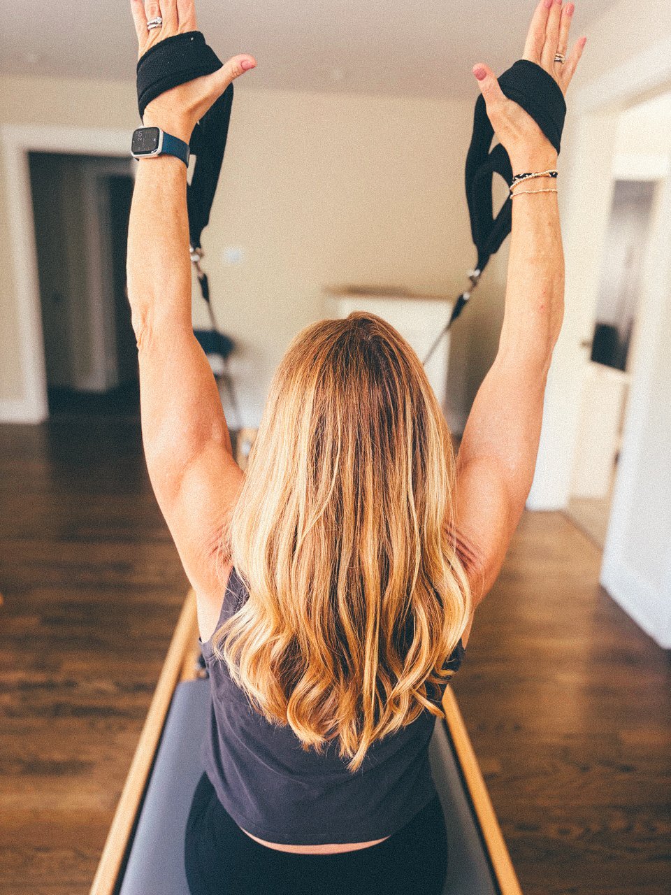 Pilates reformer arm strength